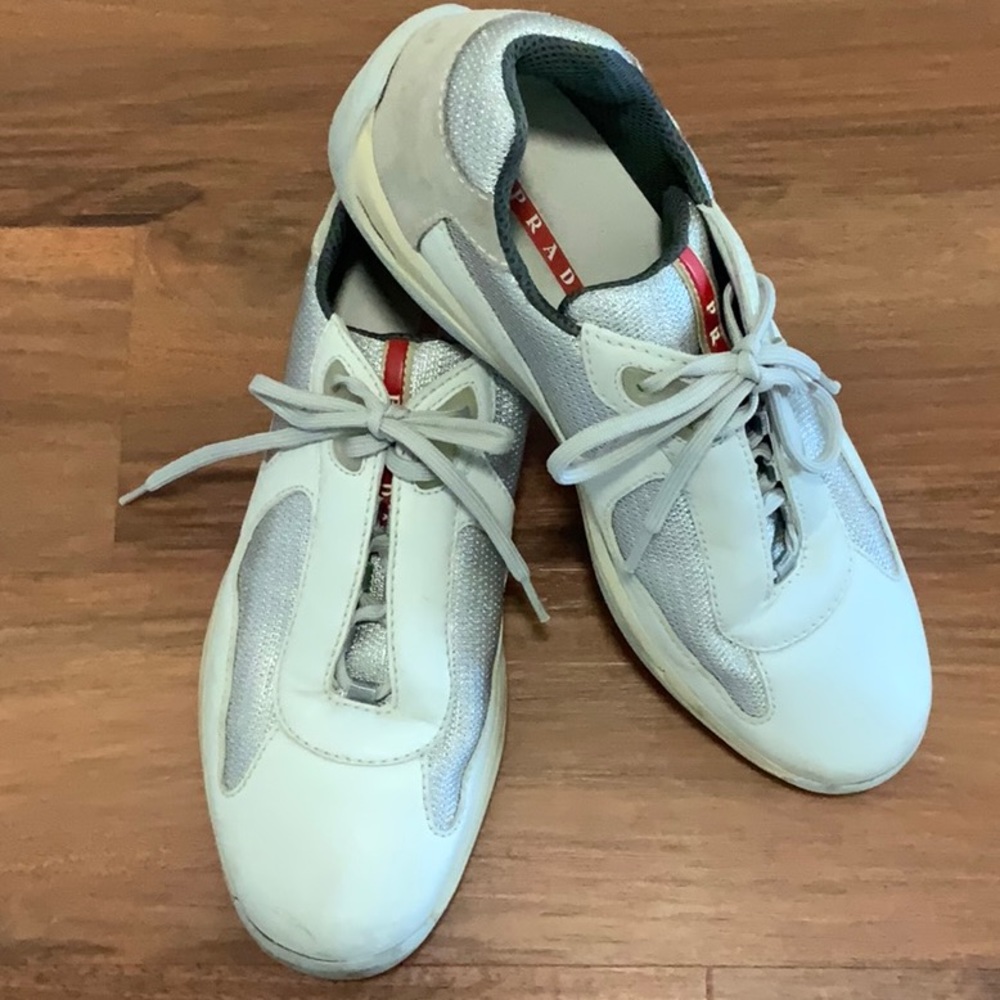 Prada sneakers in great shape.